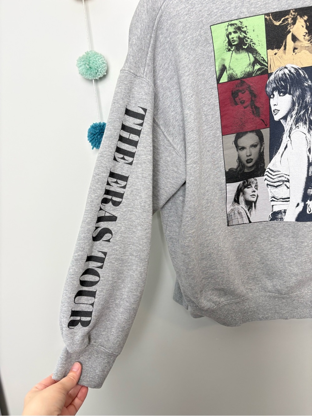 Taylor Swift Eras Tour Gray Quarter Zip - Picture 6 of 6